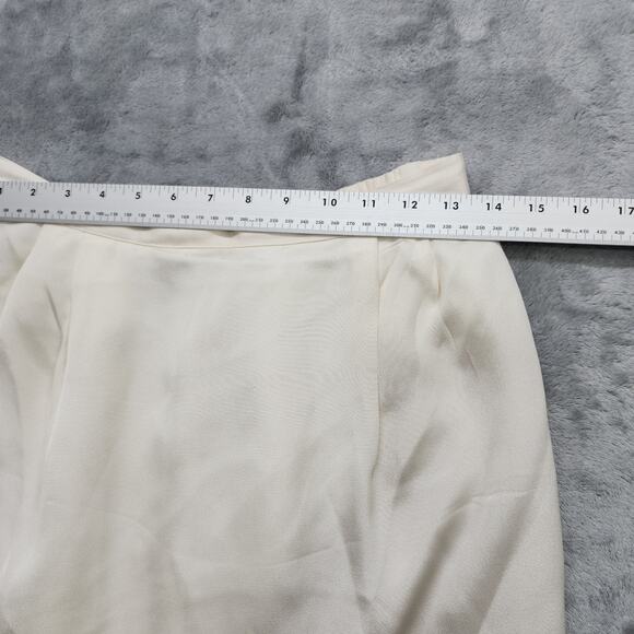 Vintage 80s Rickie Freeman Teri Jon Skirt Suit Size 12 Silk Sequin Jacket Pencil - Picture 13 of 15